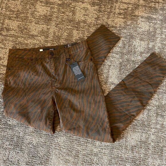 KUT Fab Ab Toothpick Skinny Animal Print Jean - Picture 4 of 12